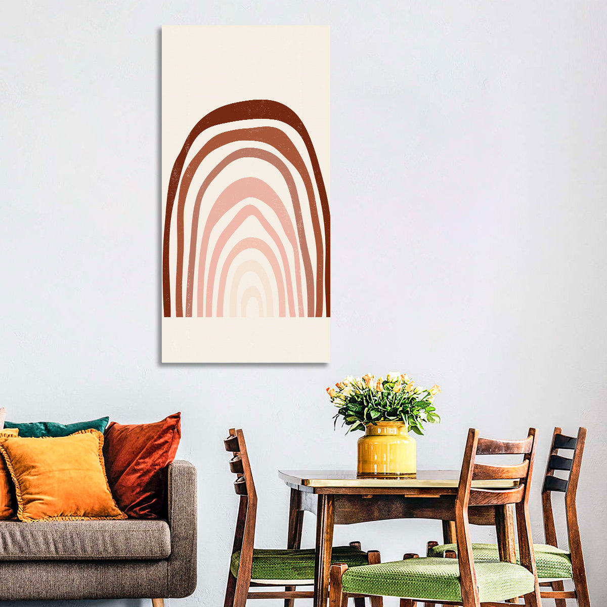 Muted Rainbow Arches Wall Art