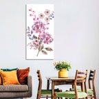 Lavender Watercolor Bouquet Wall Art