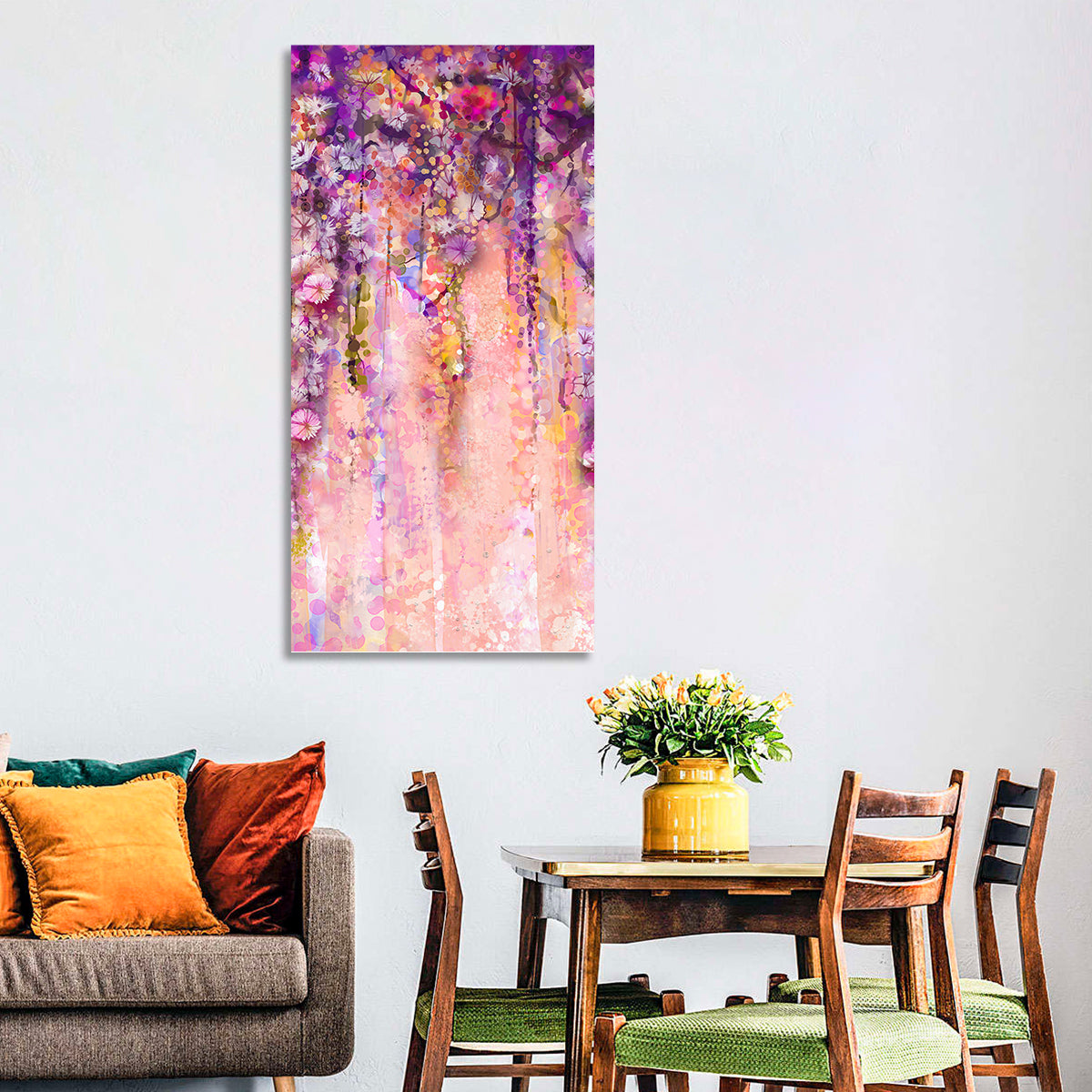 Cascading Wisteria Vines Wall Art
