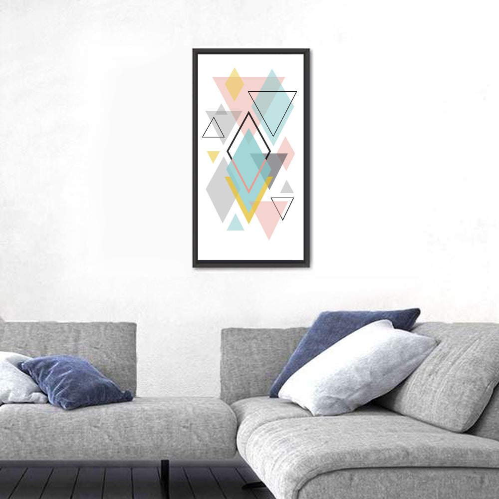 Scandinavian Geometric Study Wall Art