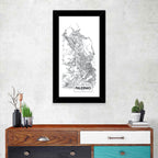 Palermo Minimalist City Map Wall Art