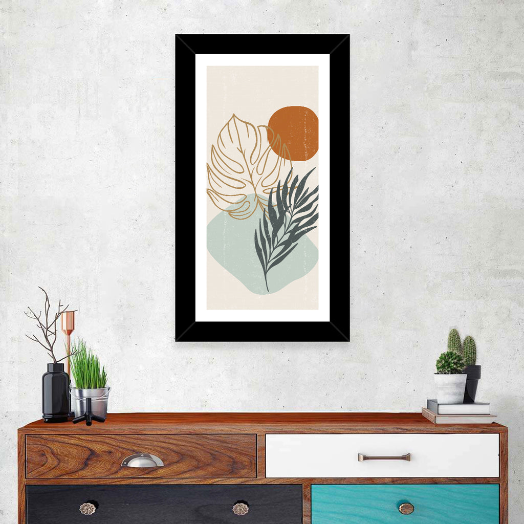 Shadowed Leaves Wall Art