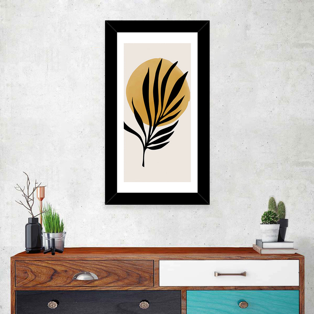 Shining Sun Palm Leaf Wall Art