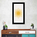 Golden Boho Sunburst Wall Art