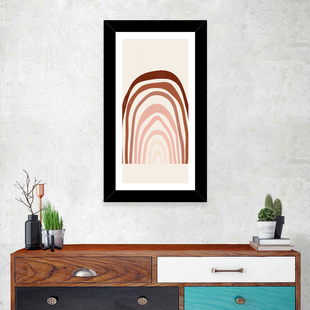 Muted Rainbow Arches Wall Art