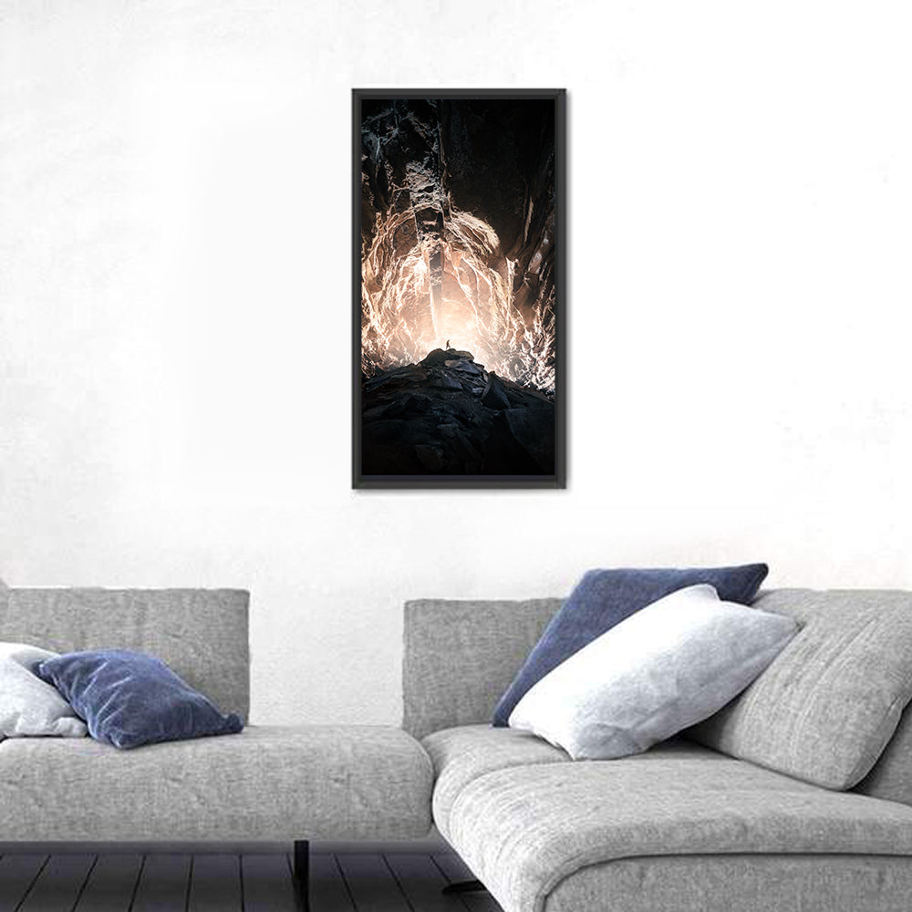 Secret Cave Silhouette Wall Art