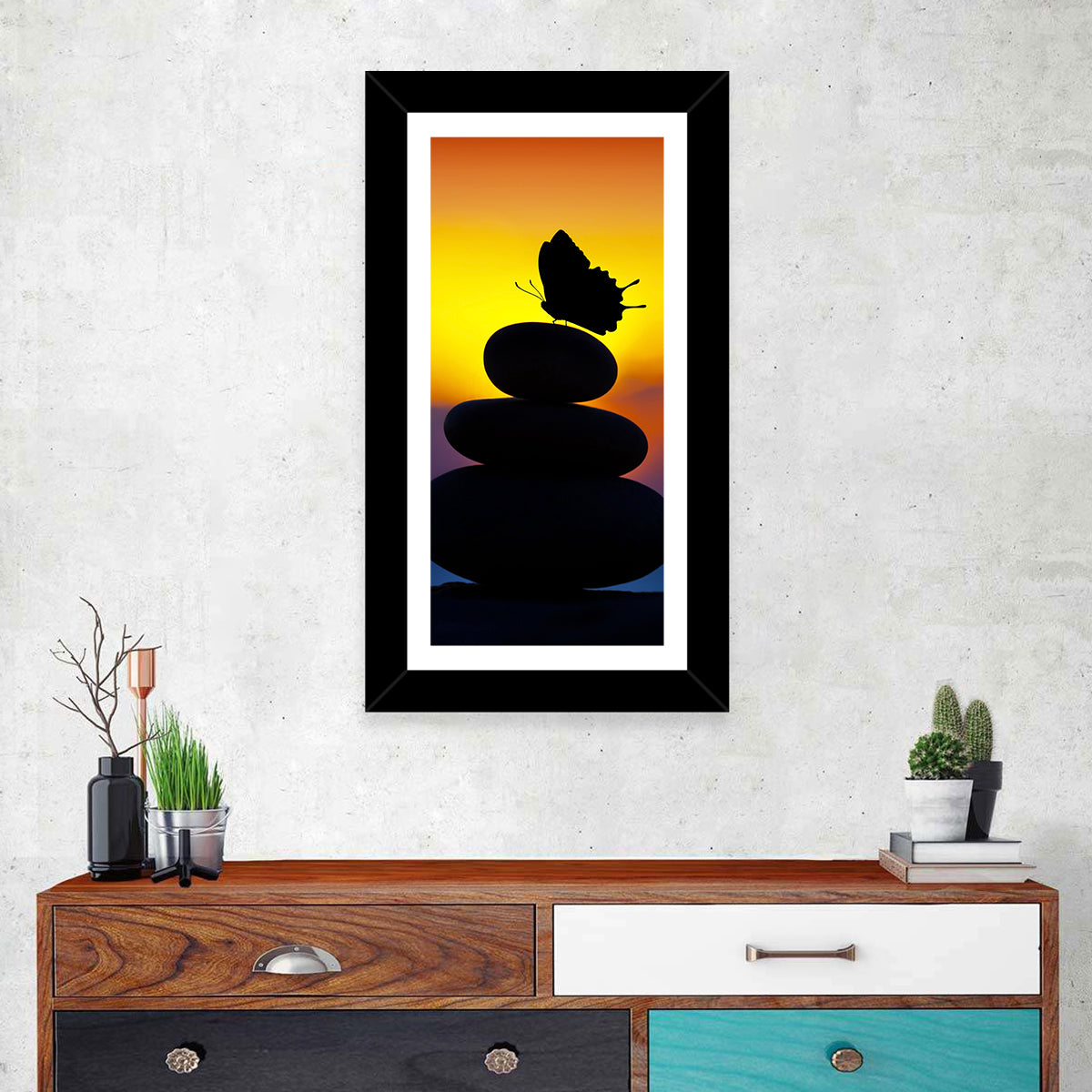 Spa Stones Balance Wall Art