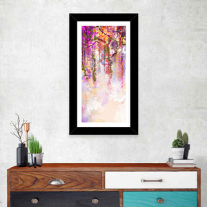 Wisteria Floral Abstract Wall Art