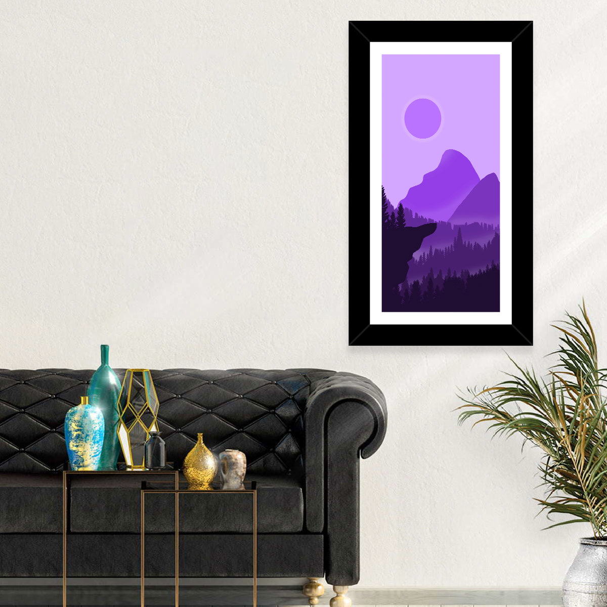 Purple Mountain Dusk Wall Art