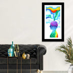 Thinking Mind Silhouette Wall Art