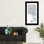 Oslo City Map Wall Art