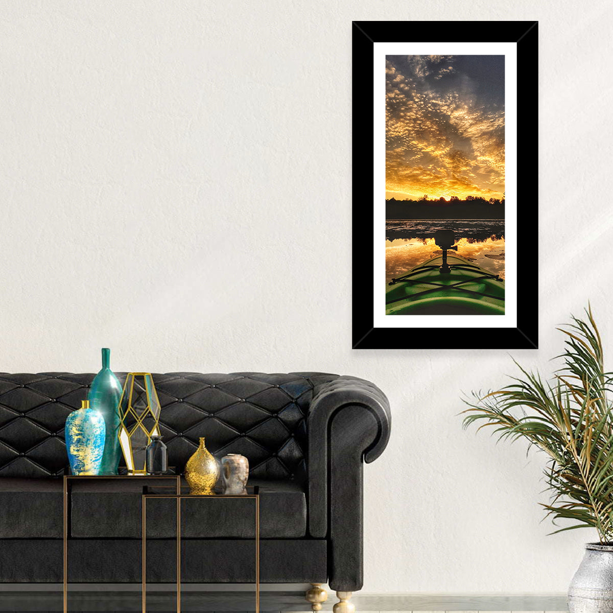 Beaver Dam Canada Sunset Wall Art