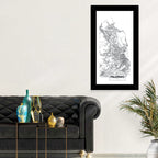 Palermo Minimalist City Map Wall Art