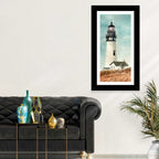Lighthouse Over Grassy Dune Wall Art