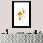 Positive Energy Typography Wall Art