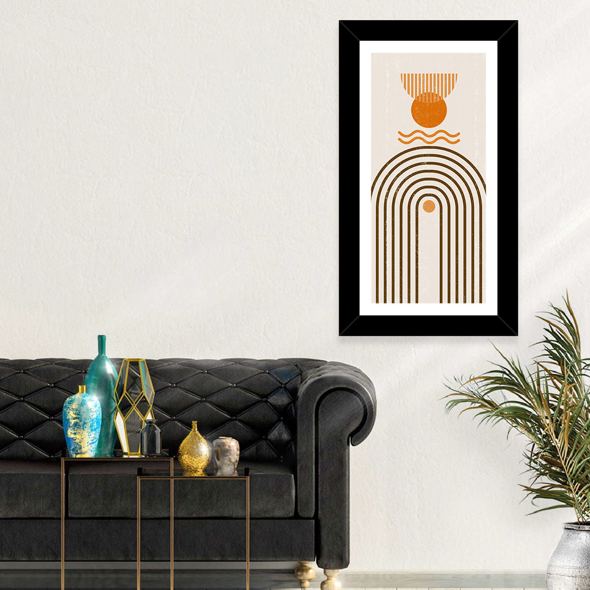 Concentric Arch Sun Wall Art