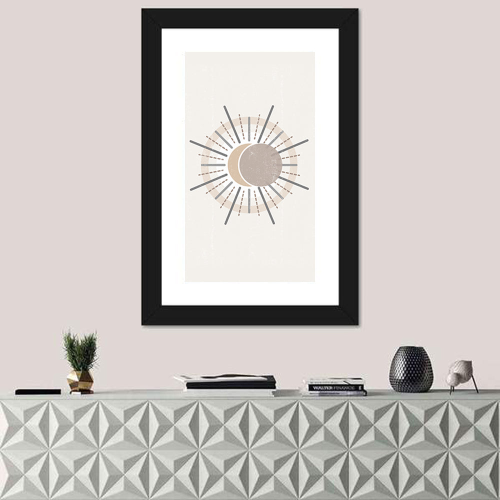Sunburst Boho Minimalist Ii Wall Art