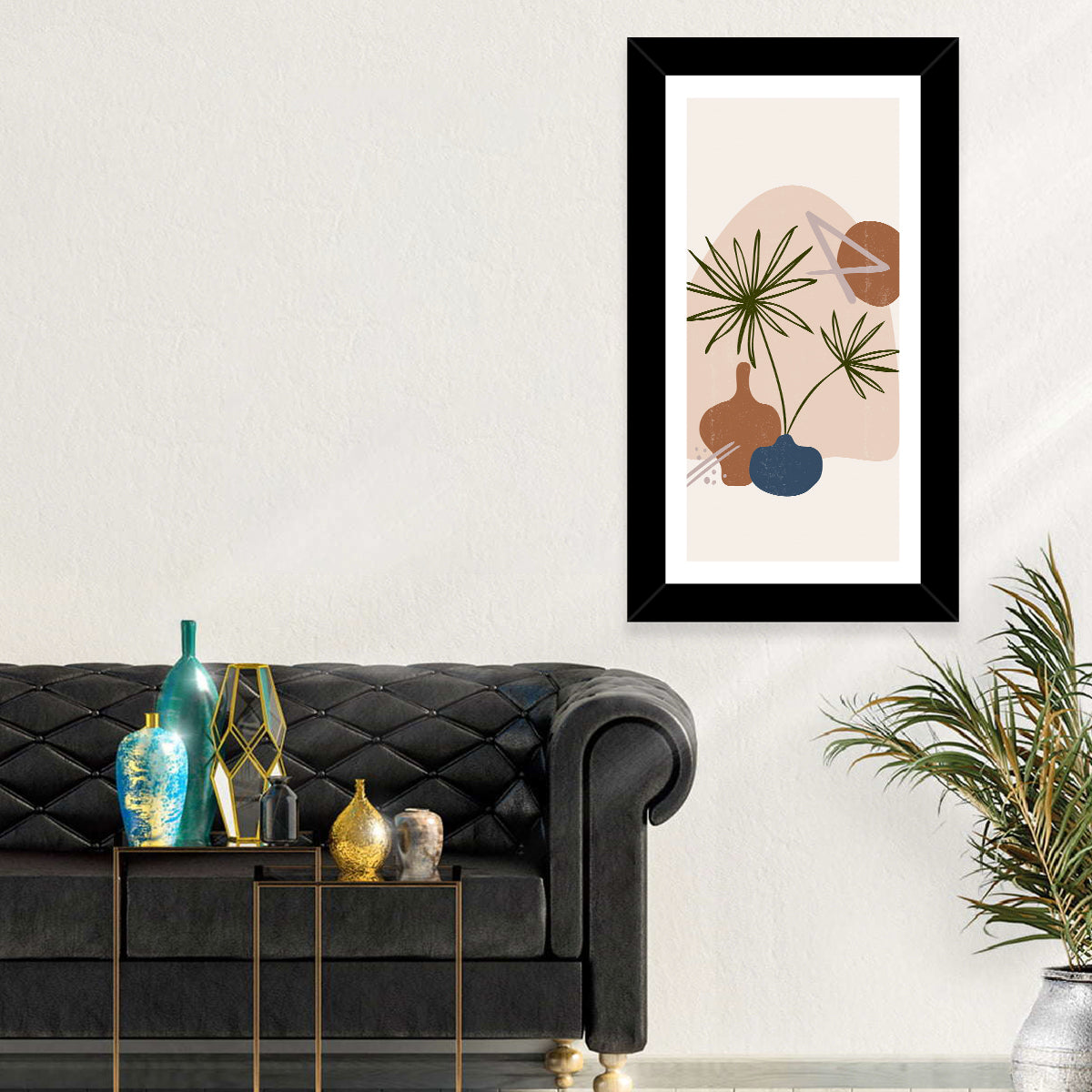 Floral Plants Abstract Wall Art