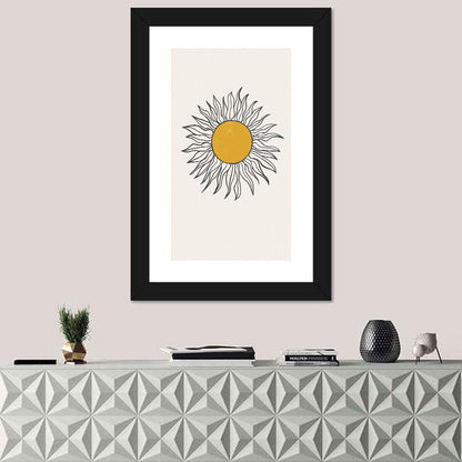 Sun Boho Minimalist I Wall Art