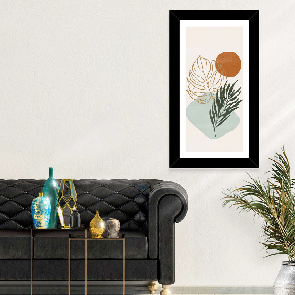Monstera Sun Botanical Composition Wall Art