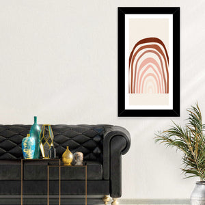 Rainbow Lines Minimalist Wall Art