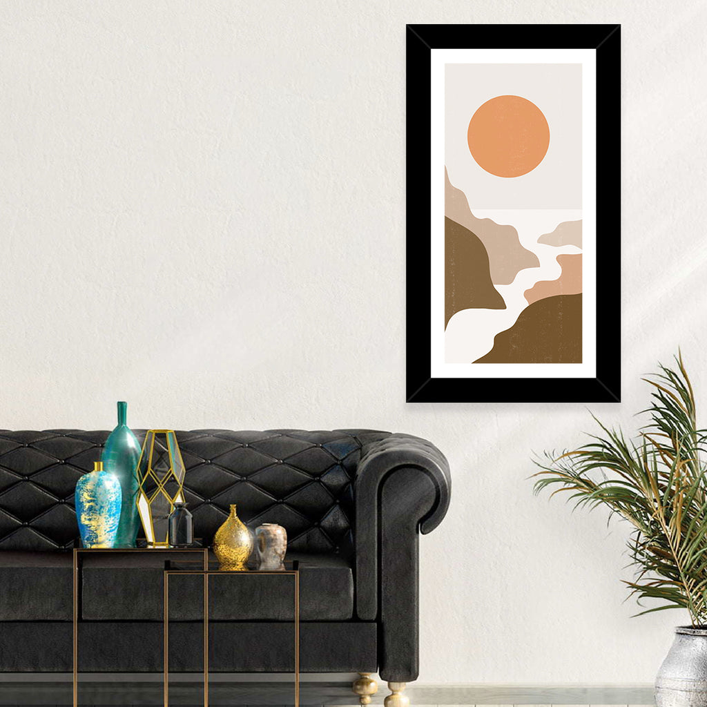 Sun Over Canyon River Wall Art
