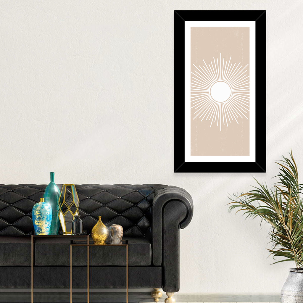 Boho Sun Mandala Wall Art