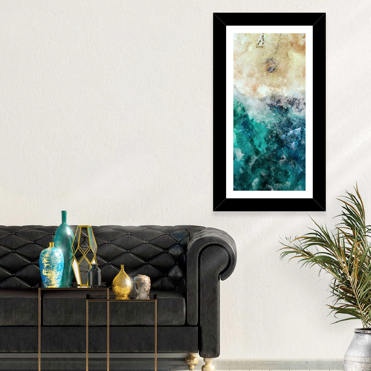 Ocean Beach Abstract Wall Art