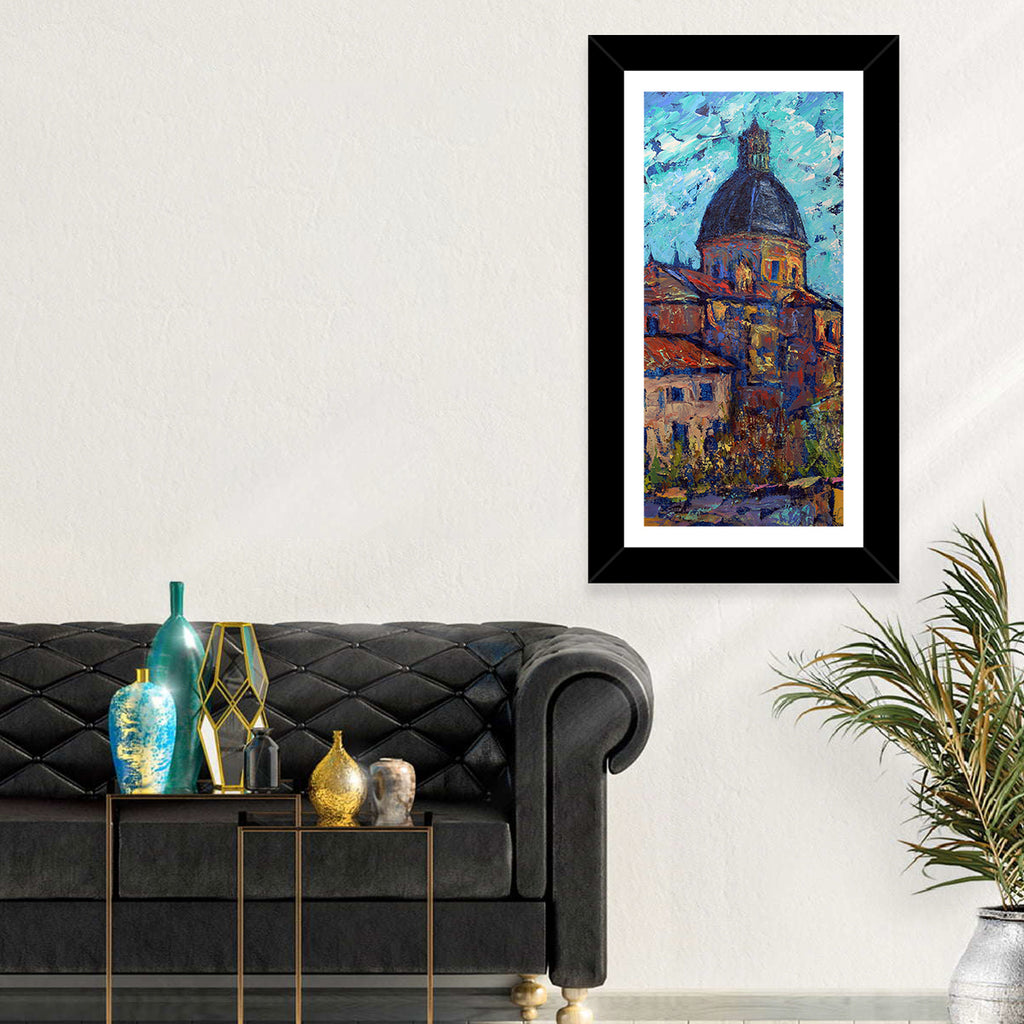 Salamanca Cathedral Dome Study Wall Art