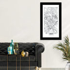 Leeds Street Map Wall Art