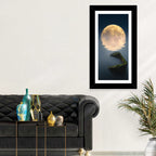 Moonlit Shipwreck Reflection Wall Art