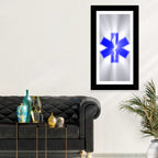 Star of Life with Rod of Asclepius Wall Art