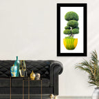 Bonsai Topiary in Yellow Lime Pot Wall Art