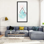Scandinavian Diamond Geometry Wall Art