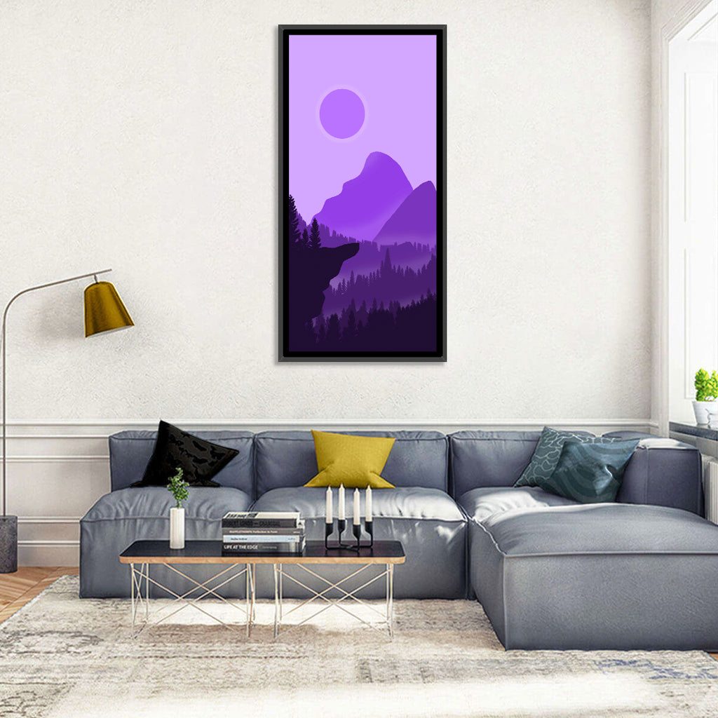 Purple Mountain Dusk Wall Art