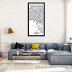 Oslo City Map Wall Art