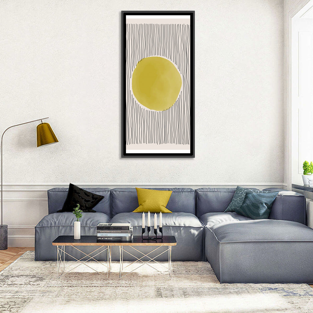 Watercolor Circle Minimalist Abstract Wall Art