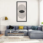 Boho Geometric Circles Wall Art