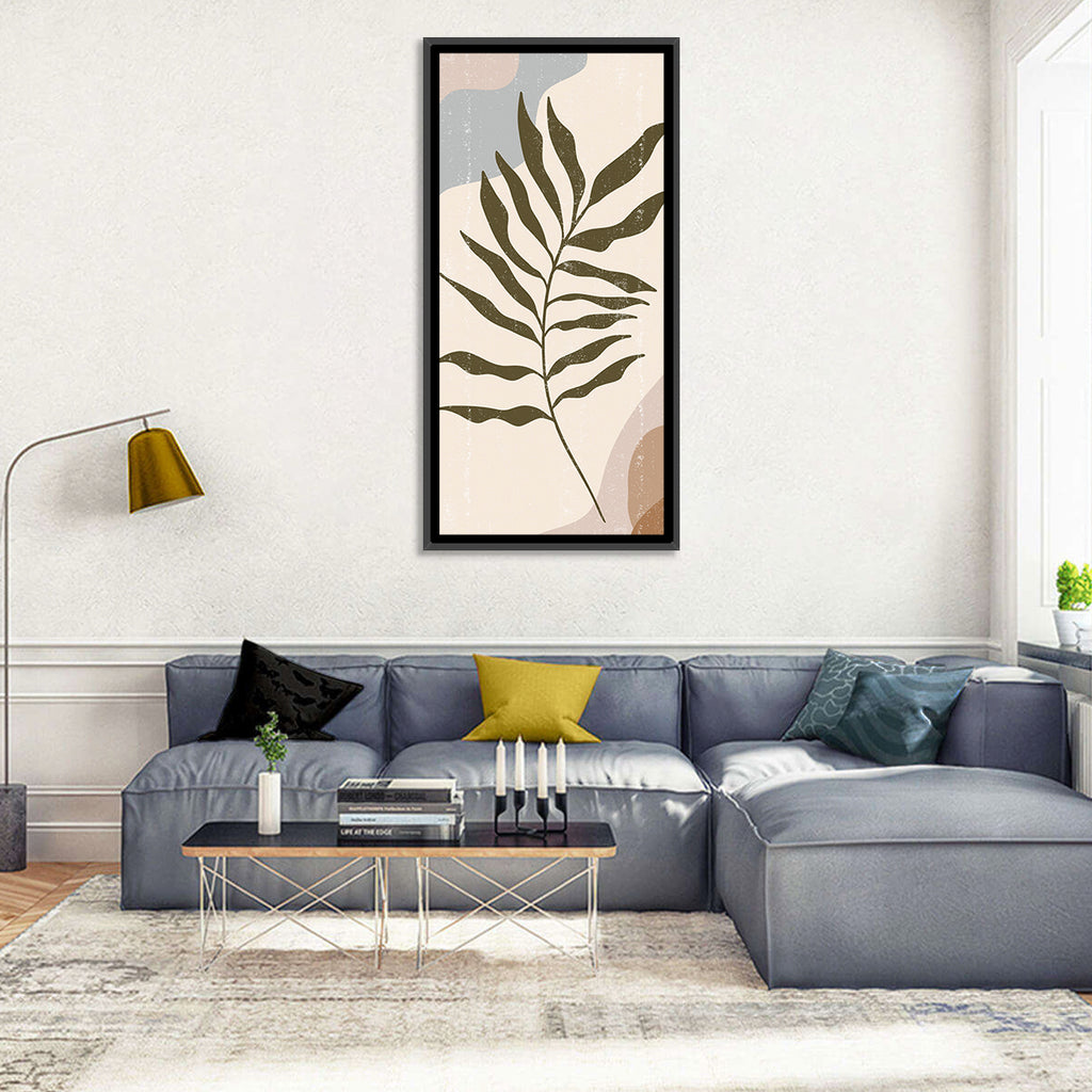 Minimalist Fern Leaf Study Wall Art