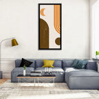 Crescent Moon Arch Abstract Wall Art