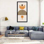 Mid-century Moon and Sun Wall Art