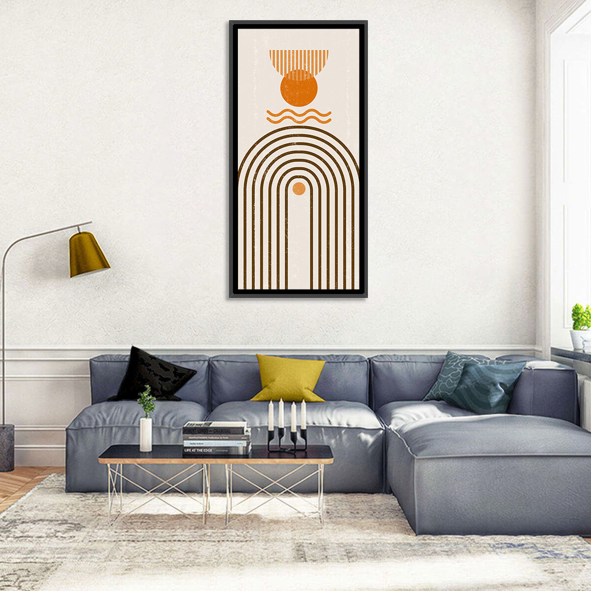 Concentric Arch Sun Wall Art