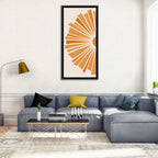 Semicircular Sunburst Minimalist Wall Art