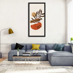 Fern with Terracotta Sun Wall Art