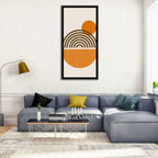 Semicircle Sunrise Study Wall Art