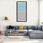 Blue Horizon Minimalist V Wall Art