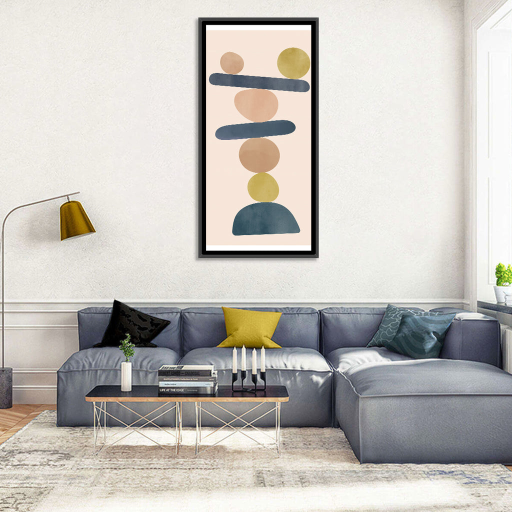 Balanced Stone Stack Wall Art