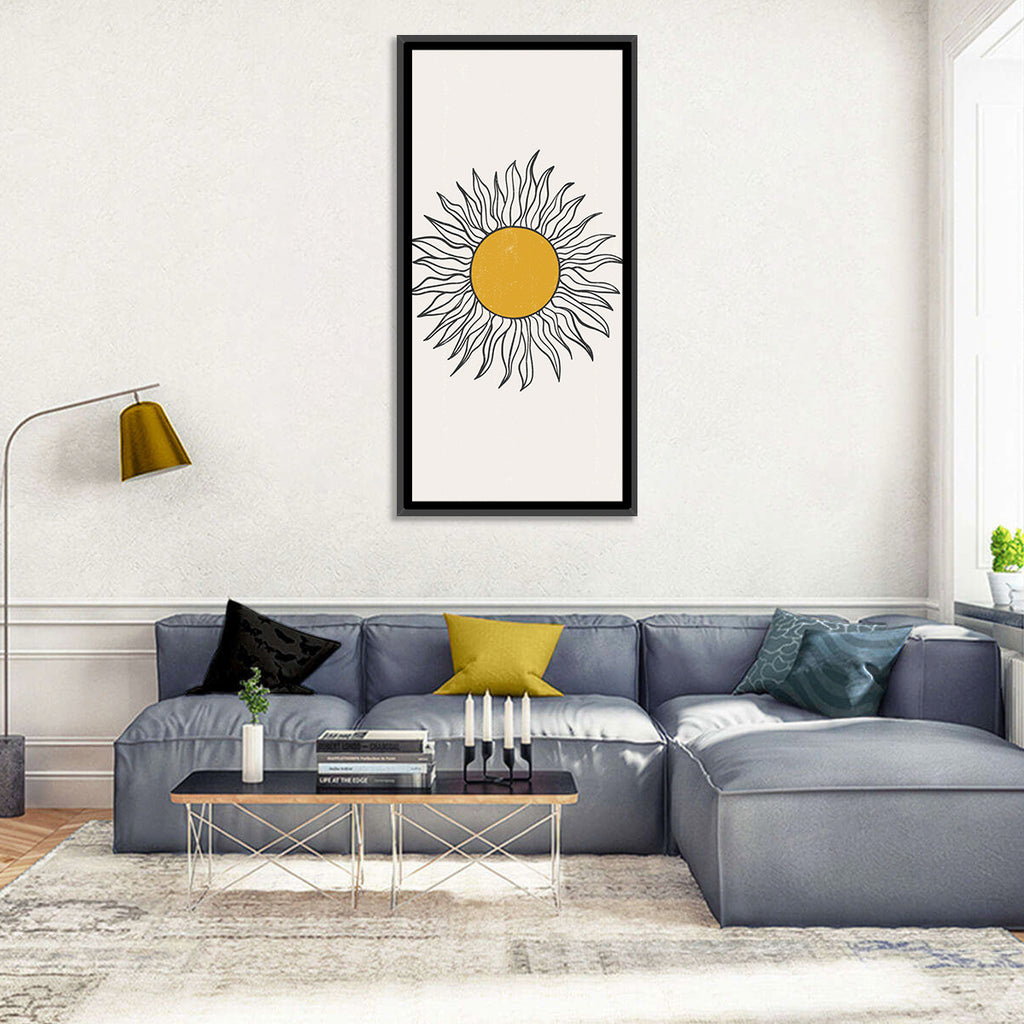 Hand Drawn Sun Study Wall Art