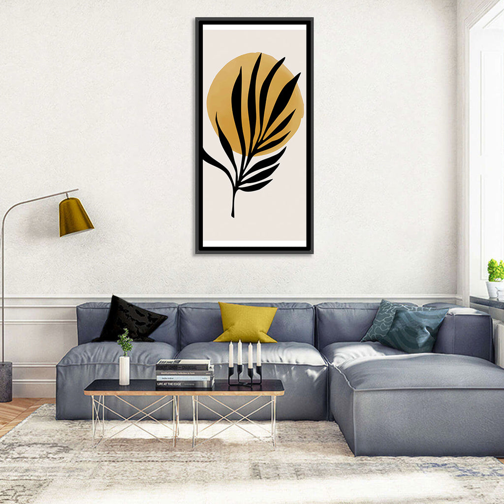 Shining Sun Palm Leaf Wall Art