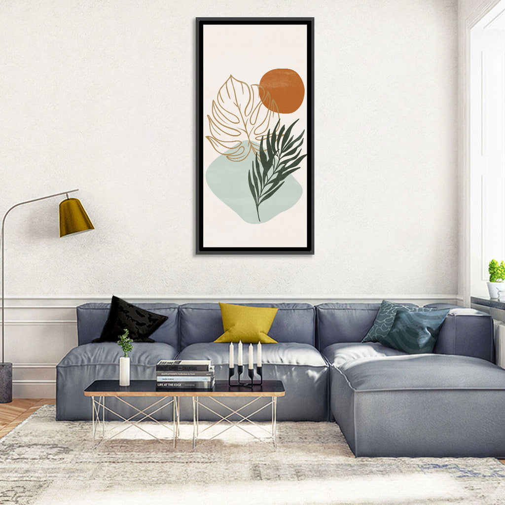 Monstera Sun Botanical Composition Wall Art